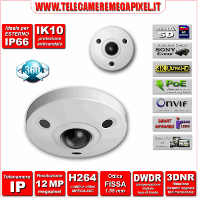 Telecamera 360° IPC-EBW81200