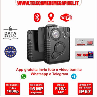 Body Cam conforme GDPR Privacy