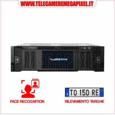 Server Dahua DSS7016D FACE RECOGNITION - RICONOSCIMENTO TARGHE