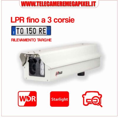 Telecamera Dahua RILEVAMENTO TARGHE ITC602-RU1A-HL